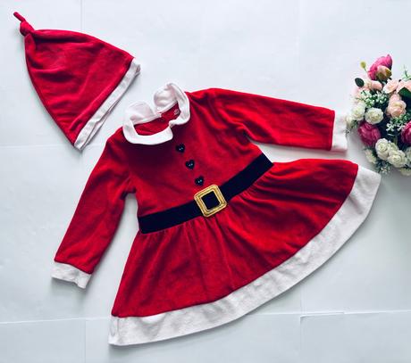 Vánoční šaty santy - v.12/18 měs zn. f&f, 86