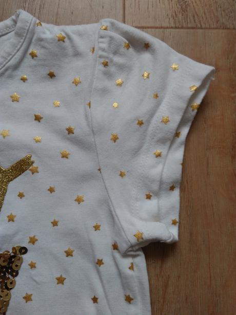 Krásné tričko s flitry, lindex, top stav, vel 110, lindex,110