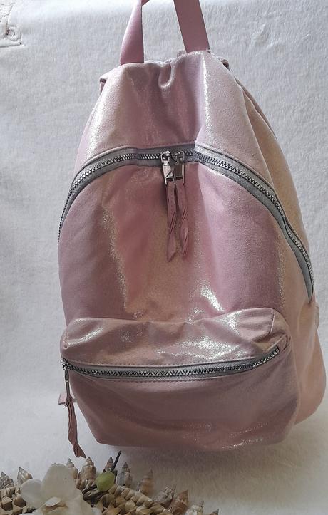 Reserved růžový třpytivý batoh, reserved