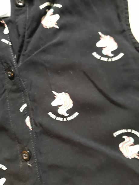 Halenka košile s unicorny 134/140, c&a,134