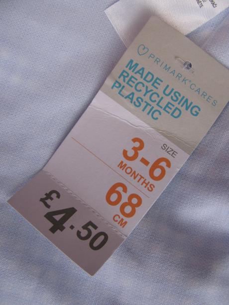 Kojenecké pružné sv.modré dívčí plavky v.3-6 měs., primark,68