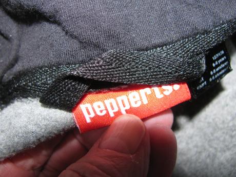 Dětská fleecová šedá mikina s nápisem, pepperts,128