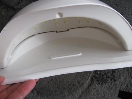 Bílá duální uv/led lampa na nehty,