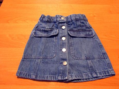Dívčí džínová sukýnka vel 122-128, george,128
