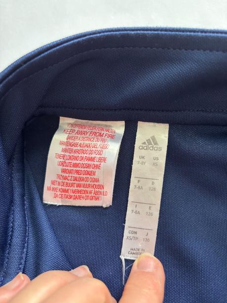 K3/ mikina modra zn. adidas - v.7/8 let, adidas,128