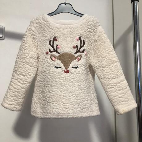 Smetanová teplá mikina, 110