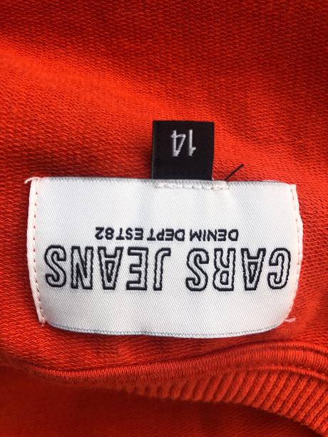 Garcia jeans mikina oranžová kolibrik 164 velikost, 164