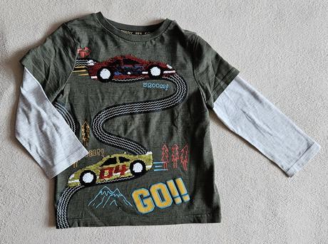 Chlapecké tričko s přeměňovacím obrázkem aut, 110, f&f,110