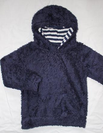 Op381. chlupatková mikina 5-6 let, nutmeg,110