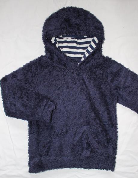 Op381. chlupatková mikina 5-6 let, nutmeg,110