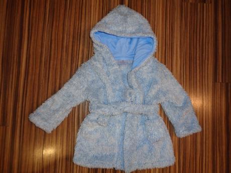 Nádherný modroučký chlupatkový župan, early days,80