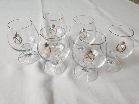 Sada skleniček na koňak - napoleonky,