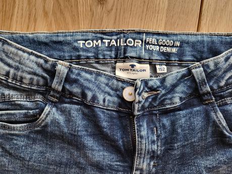 M_riflové kraťasy tom tailor vel 152, tom tailor,152