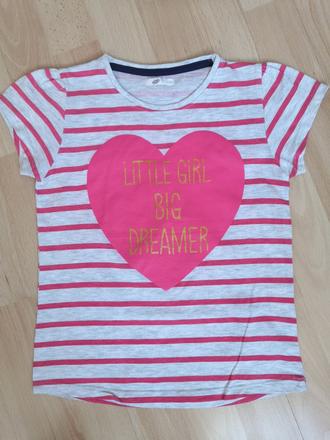 Pruhované triko & tričko pepco vel. 122, pepco,122