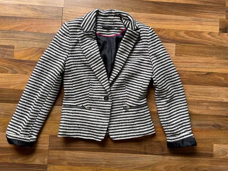 Pruhované neformální sako, vel s-s/m, atmosphere, atmosphere,s