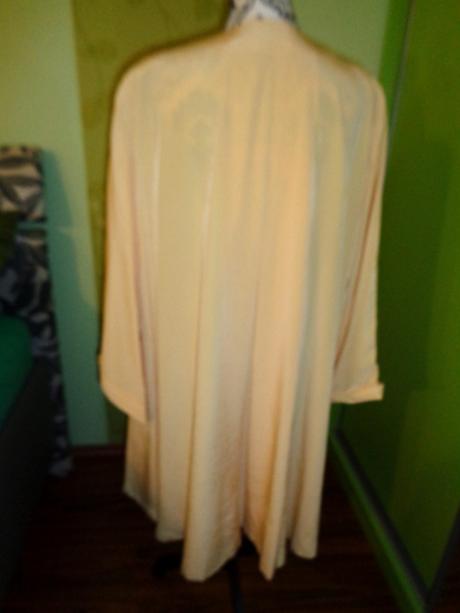 Luxus kabátový meruňkový cardigan vittoria virini, 46