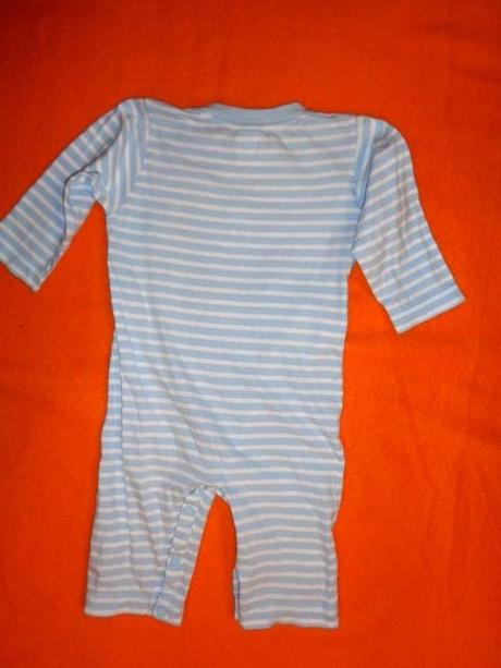 Super modrobílý pruhovaný overal adidas, adidas,74