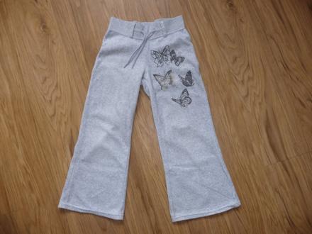 Šedé tepláky cq na 5-6l-vel.116, cq,116