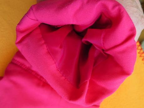 Bunda červená s kapucí, f&f,110