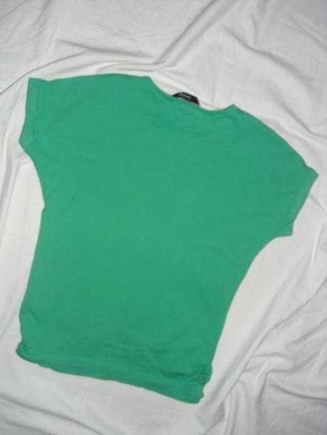 Luxusní zelené tričko s vystouplým květem, george,122