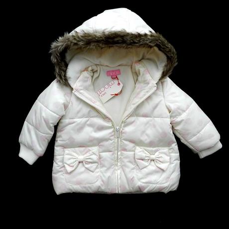 Dětská zimní bunda, krémová, minoti, minoti,80