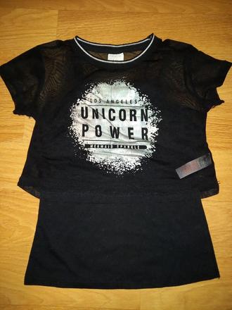 Tričko unicorn power 2v1, f&f,134