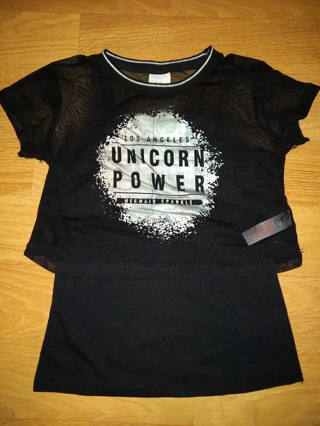 Tričko unicorn power 2v1, f&f,134