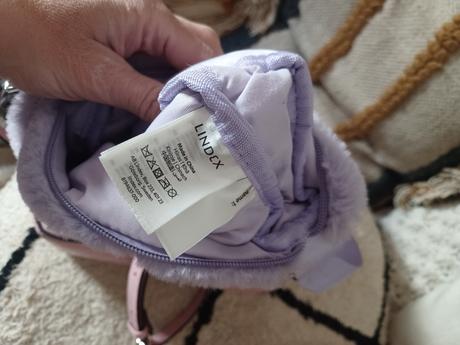 Lila chlupatá kabelka lindex, lindex
