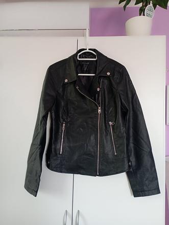 Koženková bunda biker, sinsay,40