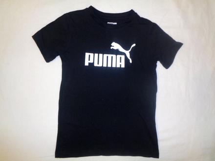 Černé bavlněné tričko puma, puma,128