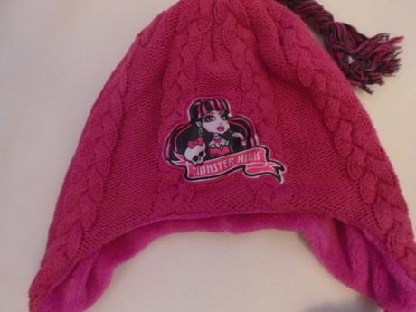 Čepice 2x zimní monster high vel 54 7-10 l, 128