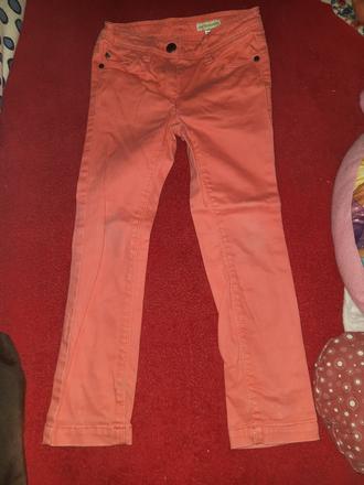 Dívčí kalhoty kapsičky vel. 98 - 104, vertbaudet,98