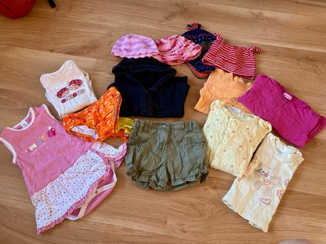 Mix oblečení dívka 86/92, 86–98