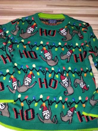 Vánoční svítící svetr se santy 110 next, 110