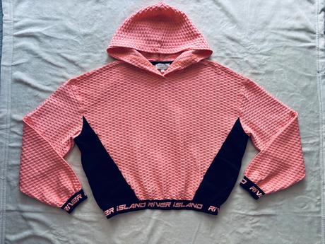 K7/ krásná crop mikina sportovní - v.11/12 let, river island,152