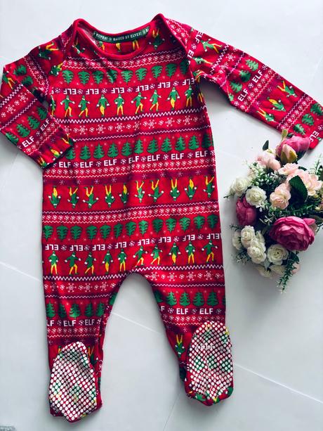 Overalel vánoční elf skřítek - v.18/24 měs., 92