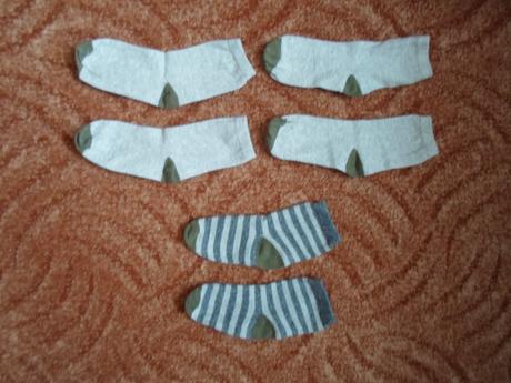 Šedé ponožky 3 páry, 31