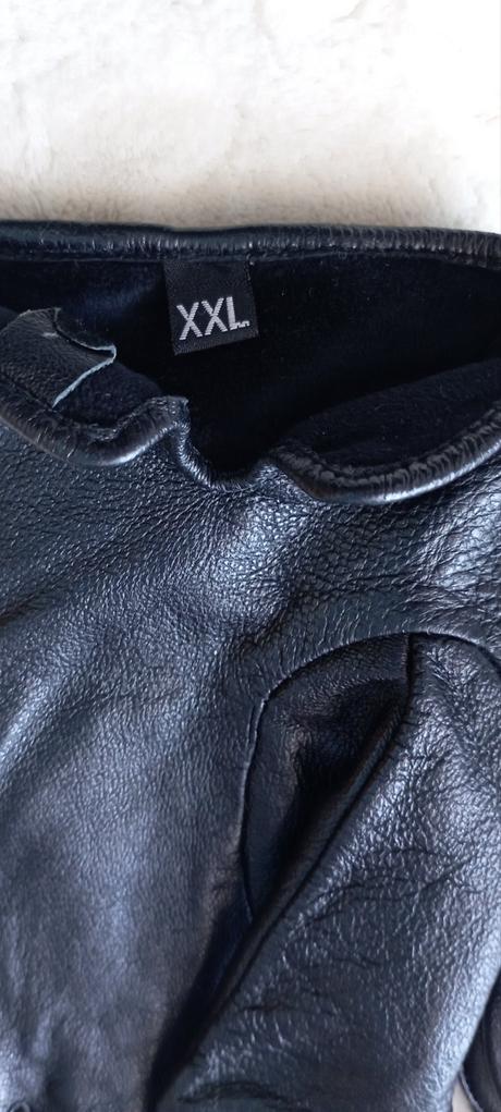 Koženkové rukavice vel."xxl", xxl