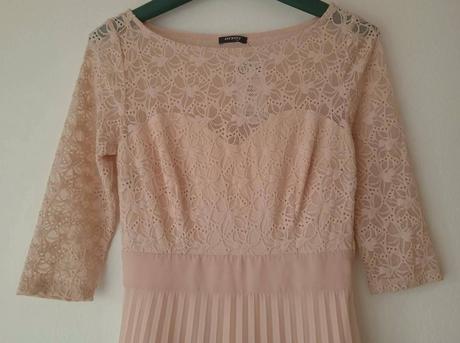 Dámské meruňkové šaty plisované orsay 40 l, orsay,40 / l