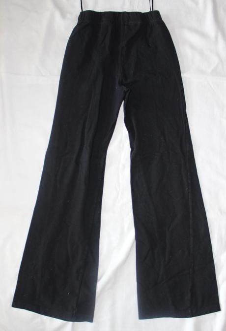 Vb106. zvonové černé legíny 9-10 let, h&m,140