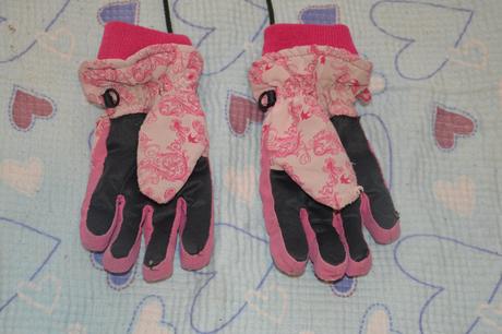 Prstové zimní rukavice barbie, 122