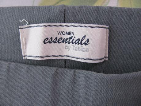 Elastické olivově zelené přiléhavé kalhoty, tchibo,38