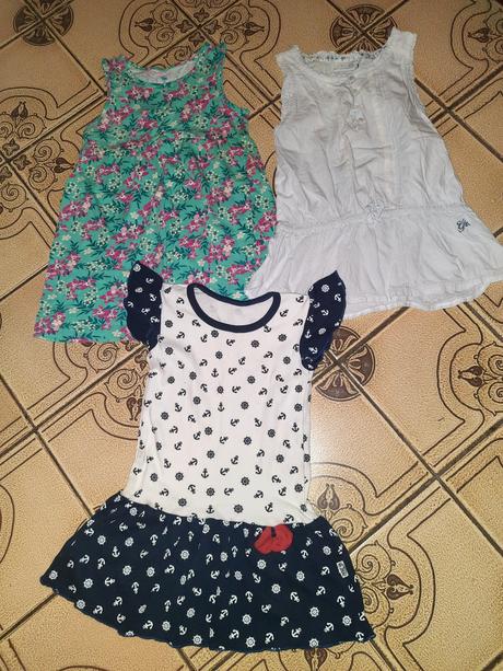 Dívčí šaty mix 98 - 104 - 110, geox,98