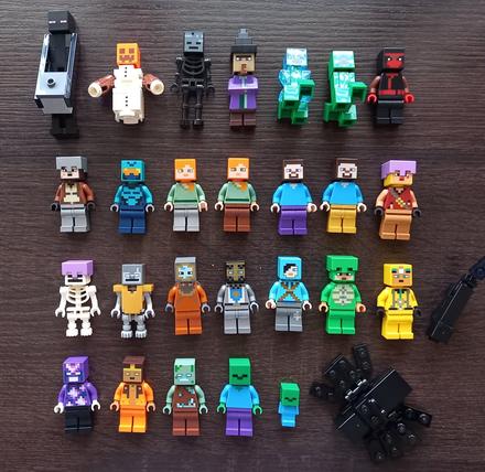 Lego minecraft - originální lego figurky.,