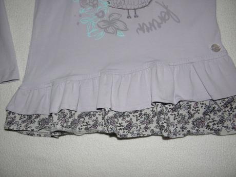 Fialová tunika se sovičkou zn. coccodrillo vel.122, coccodrillo,122