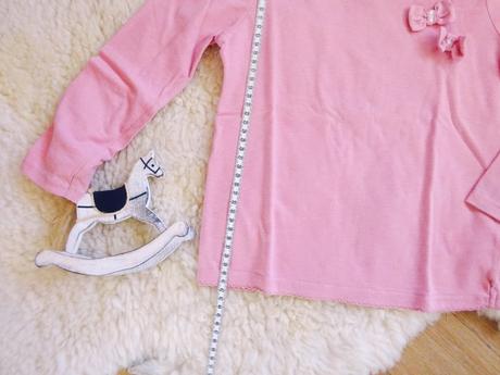 Růžové tričko s mašličkami, f&f,122