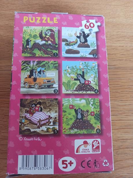 Puzzle krteček top stav., 