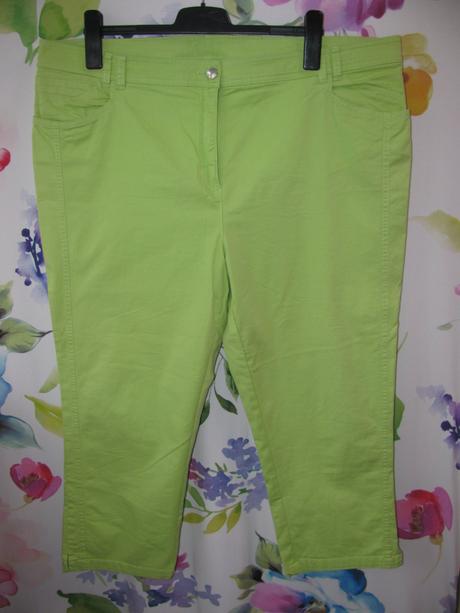 Strečové 7/8 kalhoty pro baculky, c&a,54