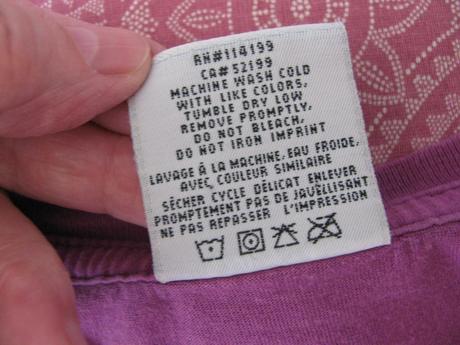 Fialové bavlněné tričko s potiskem, l