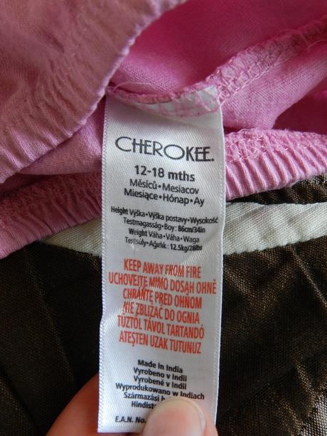 Triko dlouhý rukáv růžové, cherokee,86